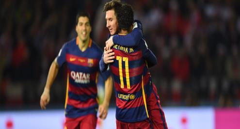 بالفيديو.. برشلونة يجتاز ريفر بليت ويتوج بطلاً للأندية للمرة الثالثة 